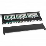 Патч-панель Cabeus PL-24-Cat.5e-SH-Dual 24 порта, FTP, Cat. 5e