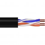 Кабель витая пара KCEP U/UTP 4х2хAWG 24/1 PE Cat.5e для наружной прокладки