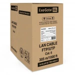 Кабель витая пара ExeGate UTP4-C6-CCA-S23-IN-PVC-GY-305
