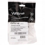 Инструмент для монтажа СКС WRline Проходной адаптер формата Keystone RJ45-RJ45 (8p8c) категория 5е неэкранированный цвет черный WR-CA-KJ-8p8c-C5E