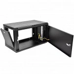 Серверный шкаф ЦМО настенный разборный ЭКОНОМ 6U (600 350) ШРН-Э-6.350.1-9005