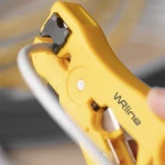 Инструмент для монтажа СКС WRline Стриппер многофункциональный для зачистки и обрезки витой пары и плоского телефонного кабеля WR-ST352