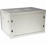 Серверный шкаф LANMASTER Шкаф настенный серии Pro, 6U 600x450, металлическая дверь TWT-CBWPM-6U-6x4-GY