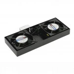 Аксессуар для серверного шкафа Pixietech Вентиляторная панель для настенных шкафов, 2 вентилятора х 12см PXT-10-SHELF-2FAN