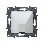 Аксессуар для кабельных сетей Legrand Вывод кабеля Niloe Step с фиксатором IP21 Алюминий 863329