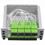 Аксессуар для оптических сетей Alpha Mile Делитель оптический планарный Alpha Mile 1x16-SC/APC 401-05-16