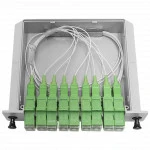 Аксессуар для оптических сетей Alpha Mile Оптический делитель планарный Alpha Mile 1x8-SC/APC 401-05-08