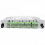 Аксессуар для оптических сетей Alpha Mile Оптический делитель планарный Alpha Mile 1x8-SC/APC 401-05-08