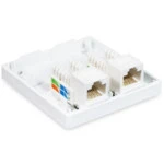 Сетевая розетка SHIP 2-port RJ-45 UTP Cat.5e A168