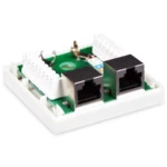 Сетевая розетка SHIP 2-port RJ-45 Cat.5e A170