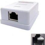 Сетевая розетка SHIP 1-port RJ-45 FTP Cat.6 A185-1