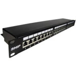 Патч-панель SHIP Патч Панель P199-24, 24 Порта, 1U, Cat.6, FTP. 24 порта, FTP, Cat. 6