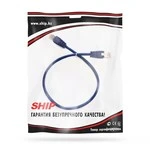 Патч-корд SHIP Патч Корд S4025BL0050-P, Cat.5e, FTP, 0.5 м.