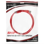 Патч-корд SHIP Патч Корд S3025RD0100-P, Cat.5e, UTP, 1 м.