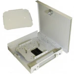 Оптический кросс Hyperline Бокс оптический универсальный настенный на 8 портов (SC, duplex LC, ST, FC) с держателем для 8 КДЗС FO-WBY-8UN-MI