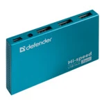 Аксессуар для ПК и Ноутбука Defender Septima Slim, USB2.0, 7портов