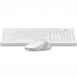 Клавиатура + мышь A4Tech Fstyler F1010 WHITE