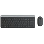 Клавиатура + мышь Logitech Slim Wireless Keyboard and Mouse Combo MK470 GRAPHITE 920-009206