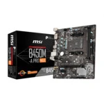 Материнская плата MSI B450M-A PRO MAX B450M-APROMAX Micro-ATX, AMD AM4