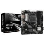 Материнская плата ASRock AB350M Pro4-F AB350M PRO4-F (Micro-ATX, AMD AM4)