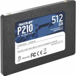 Внутренний накопитель Patriot P210 P210S512G25 SSD (твердотельные), 512 ГБ, 2.5 дюйма, SATA