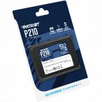 Внутренний накопитель Patriot P210 P210S512G25 SSD (твердотельные), 512 ГБ, 2.5 дюйма, SATA