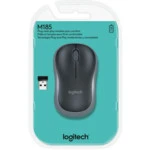 Мышь Logitech Wireless Mouse M185 Dark Grey 910-002238