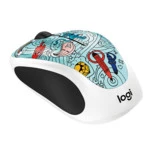 Мышь Logitech M238 Doodle Collection - BAE-BEE BLUE 910-005055
