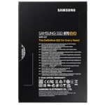 Внутренний накопитель Samsung 870 EVO MZ-77E500BW SSD (твердотельные), 500 ГБ, 2.5 дюйма, SATA