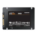 Внутренний накопитель Samsung 870 EVO MZ-77E500BW SSD (твердотельные), 500 ГБ, 2.5 дюйма, SATA
