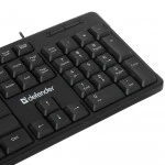 Клавиатура Defender Next HB-440 RU черный 45440 (Проводная, USB)
