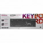 Клавиатура Defender Action HB-719 RU черный 45719 (Проводная, USB)