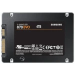 Жесткий диск Samsung 870 EVO MZ-77E4T0BW SSD (твердотельные), 4 ТБ, 2.5 дюйма, SATA