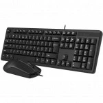 Клавиатура + мышь A4Tech KK-3330S KK-3330S USB (BLACK)