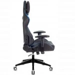 Компьютерный стул Бюрократ Игровое кресло Zombie VIKING 4 AERO черный/синий VIKING-4-AERO-B/BL