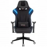 Компьютерный стул Бюрократ Игровое кресло Zombie VIKING 4 AERO черный/синий VIKING-4-AERO-B/BL