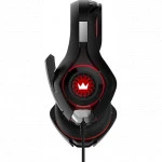 Наушники CROWN micro CMGH-102T Black&red