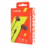 Наушники Canyon EP-3 Stereo earphones with microphone CNE-CEP3R