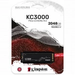 Жесткий диск Kingston KC3000 SKC3000D/2048G SSD (твердотельные), 2 ТБ, M.2, PCIe