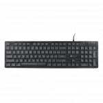 Клавиатура Oklick 550ML черный USB slim Multimedia LED 1061617 Проводная, USB