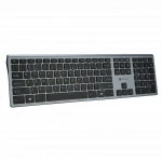 Клавиатура Oklick 890S серый 1196549 Беспроводная, Bluetooth