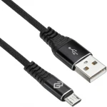 Кабель интерфейсный Digma MICROUSB-0.15M-BLK