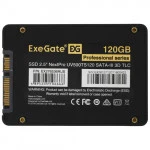 Внутренний накопитель ExeGate NextPro UV500TS120 EX276536RUS SSD (твердотельные), 120 ГБ, 2.5 дюйма, SATA