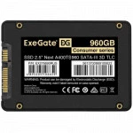 Внутренний накопитель ExeGate Next A400TS960 EX276690RUS SSD (твердотельные), 960 ГБ, 2.5 дюйма, SATA