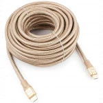 Кабель интерфейсный Cablexpert HDMI - HDMI Gold CC-G-HDMI03-15M
