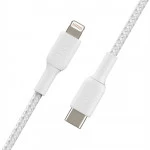 Кабель интерфейсный Belkin Lightning - USB-С white (1m) CAA004BT1MWH