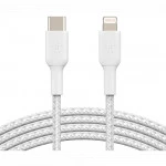 Кабель интерфейсный Belkin Lightning - USB-С white (1m) CAA004BT1MWH