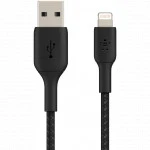 Кабель интерфейсный Belkin BRAIDED black (1m) CAA002BT1MBK