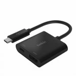 Кабель интерфейсный Belkin USB-C - HDMI 60W AVC002BTBK