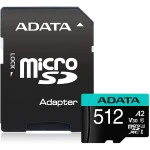 Флеш (Flash) карты ADATA microSDXC Class 10 + adapter SD AUSDX512GUI3V30SA2-RA1 512 ГБ